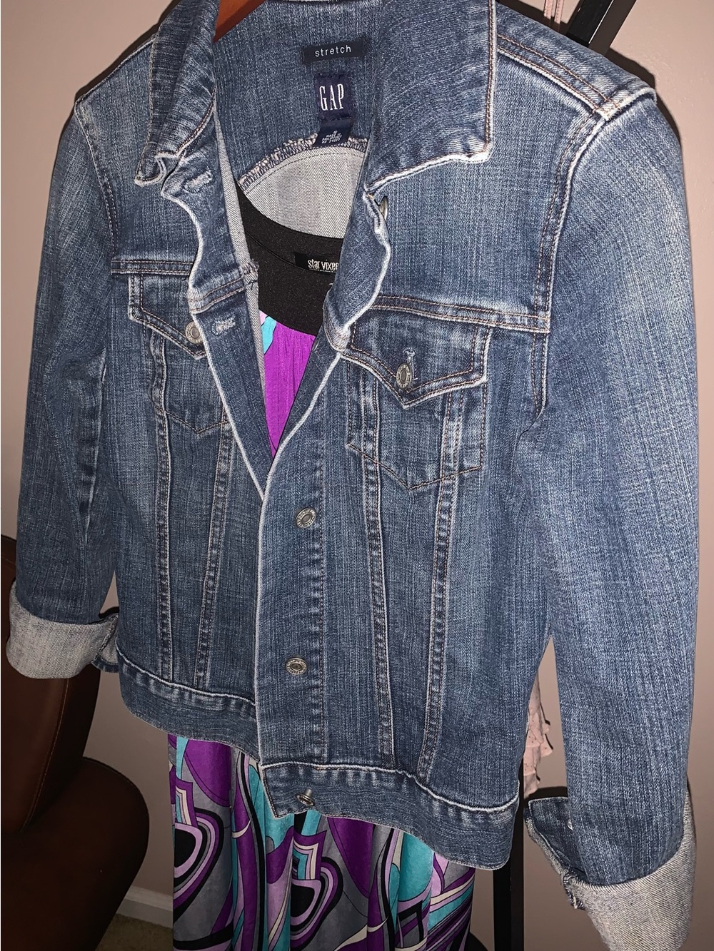 GAP Stretch Denim Jean Jacket S Like New